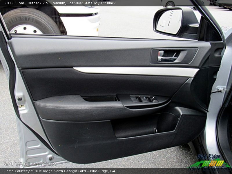 Ice Silver Metallic / Off Black 2012 Subaru Outback 2.5i Premium