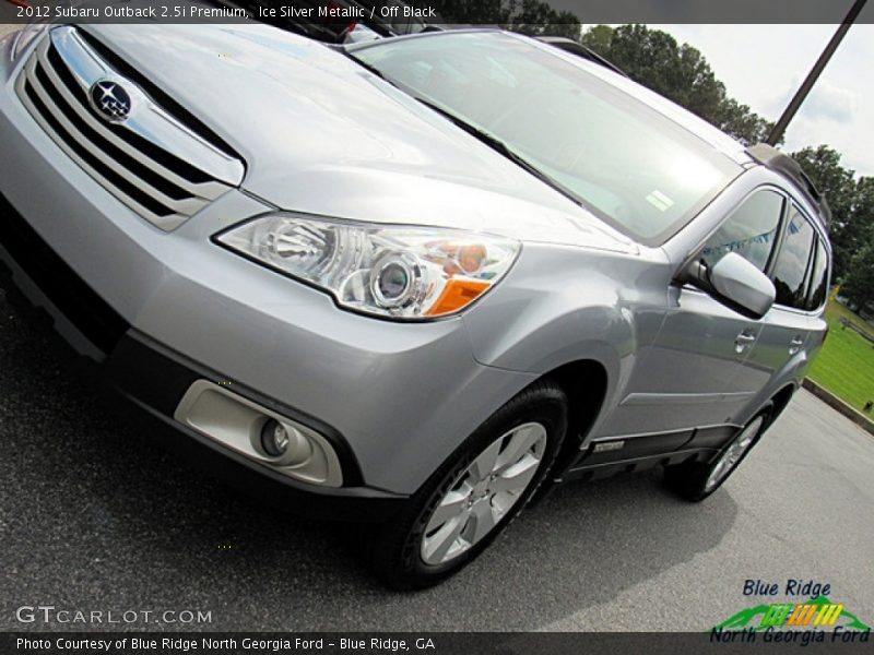 Ice Silver Metallic / Off Black 2012 Subaru Outback 2.5i Premium