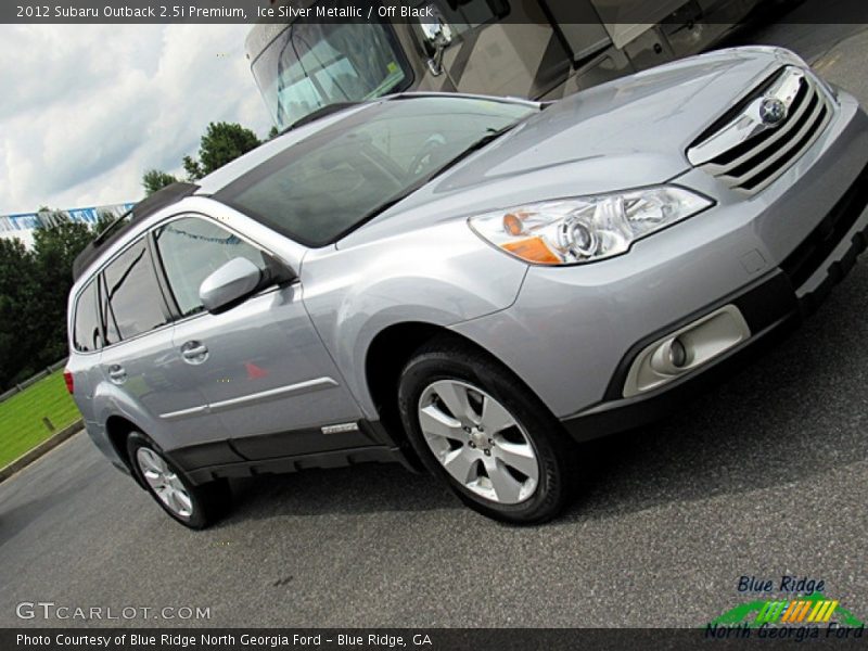 Ice Silver Metallic / Off Black 2012 Subaru Outback 2.5i Premium