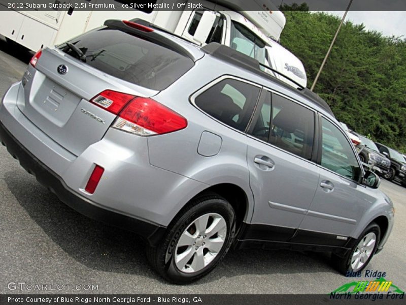 Ice Silver Metallic / Off Black 2012 Subaru Outback 2.5i Premium