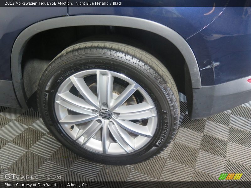 Night Blue Metallic / Black 2012 Volkswagen Tiguan SE 4Motion