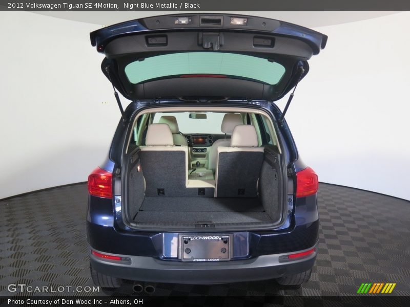 Night Blue Metallic / Black 2012 Volkswagen Tiguan SE 4Motion
