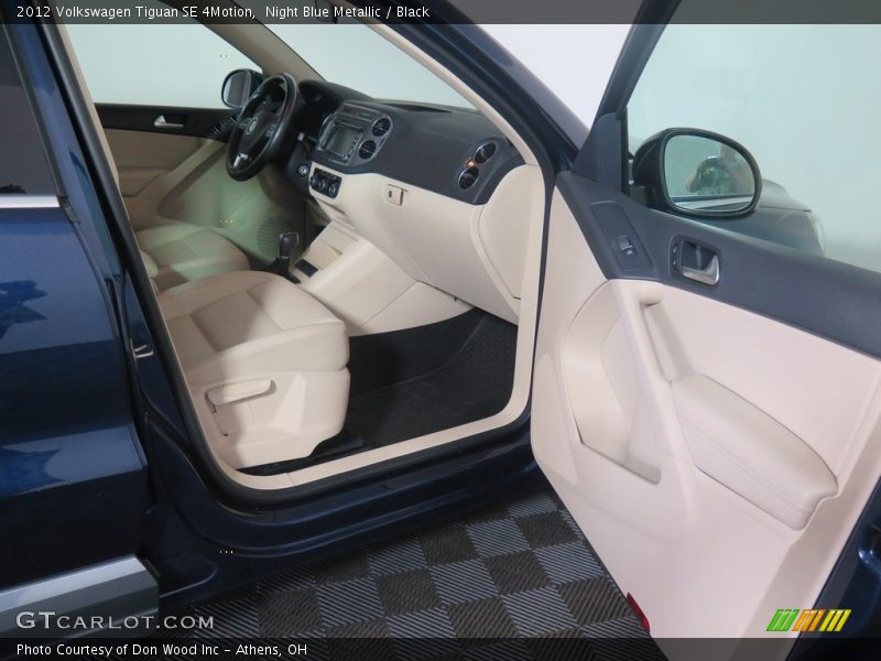 Night Blue Metallic / Black 2012 Volkswagen Tiguan SE 4Motion