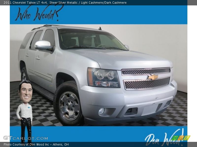 Sheer Silver Metallic / Light Cashmere/Dark Cashmere 2011 Chevrolet Tahoe LT 4x4
