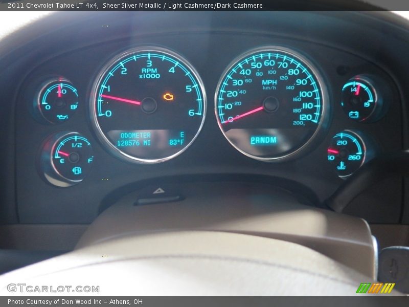 Sheer Silver Metallic / Light Cashmere/Dark Cashmere 2011 Chevrolet Tahoe LT 4x4