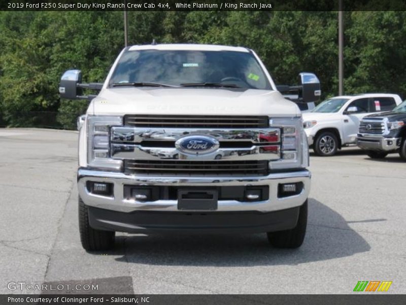 White Platinum / King Ranch Java 2019 Ford F250 Super Duty King Ranch Crew Cab 4x4