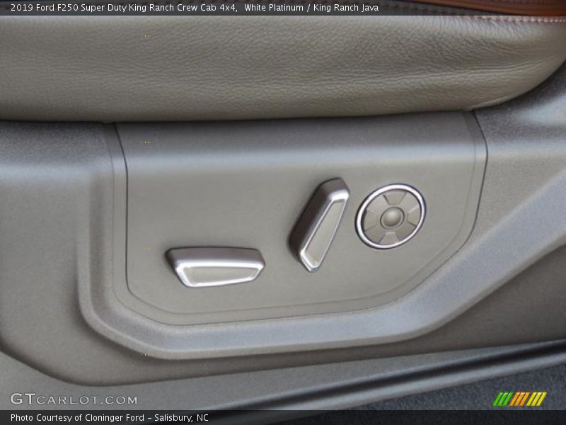 Front Seat of 2019 F250 Super Duty King Ranch Crew Cab 4x4