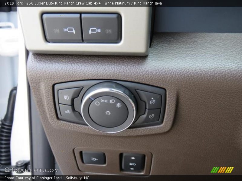 Controls of 2019 F250 Super Duty King Ranch Crew Cab 4x4