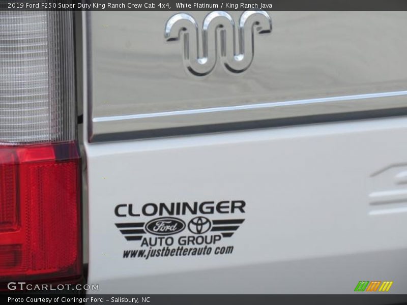 White Platinum / King Ranch Java 2019 Ford F250 Super Duty King Ranch Crew Cab 4x4