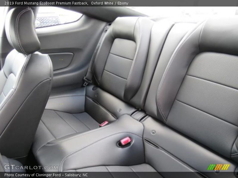 Oxford White / Ebony 2019 Ford Mustang EcoBoost Premium Fastback