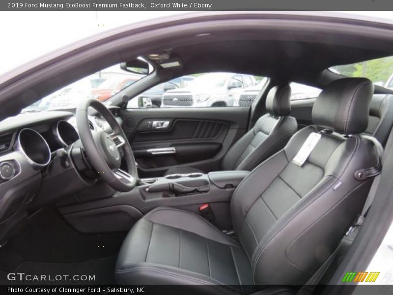  2019 Mustang EcoBoost Premium Fastback Ebony Interior