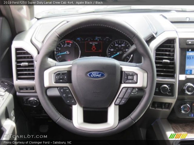  2019 F250 Super Duty Lariat Crew Cab 4x4 Steering Wheel