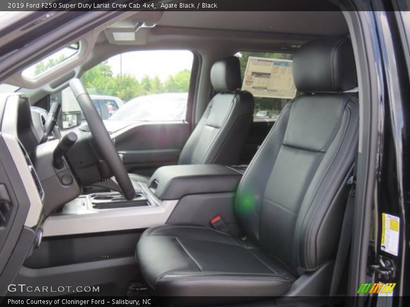 Front Seat of 2019 F250 Super Duty Lariat Crew Cab 4x4