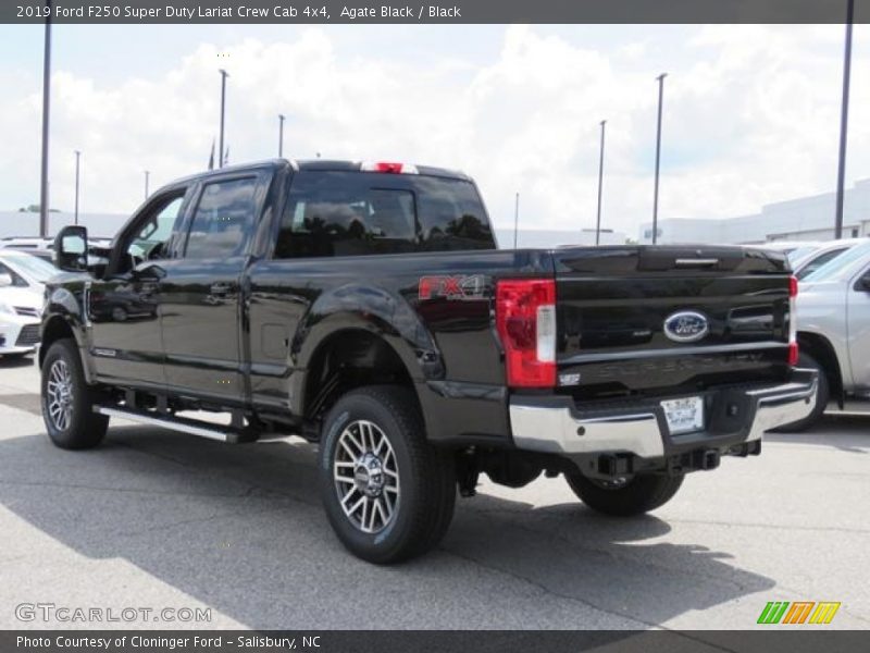  2019 F250 Super Duty Lariat Crew Cab 4x4 Agate Black