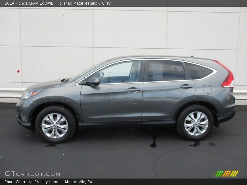 Polished Metal Metallic / Gray 2014 Honda CR-V EX AWD
