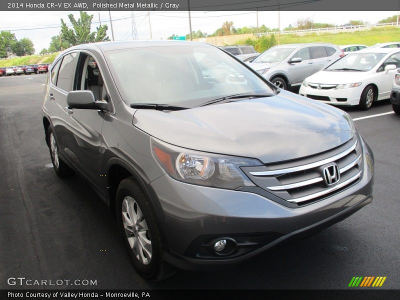 Polished Metal Metallic / Gray 2014 Honda CR-V EX AWD