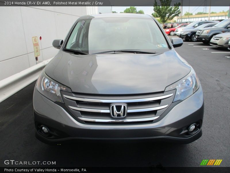 Polished Metal Metallic / Gray 2014 Honda CR-V EX AWD