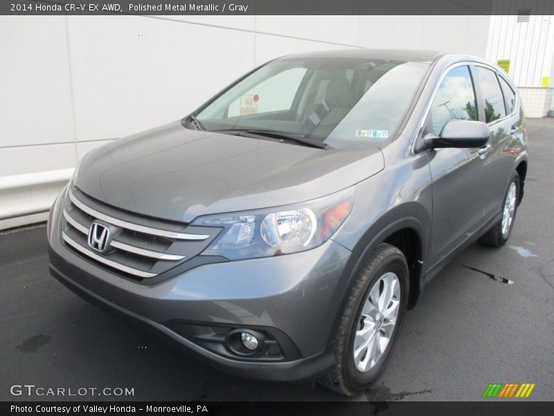 Polished Metal Metallic / Gray 2014 Honda CR-V EX AWD