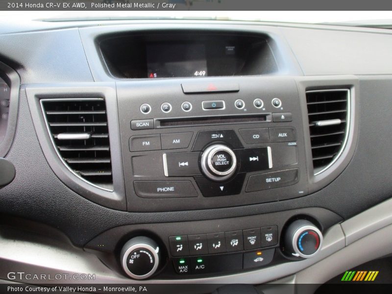 Polished Metal Metallic / Gray 2014 Honda CR-V EX AWD