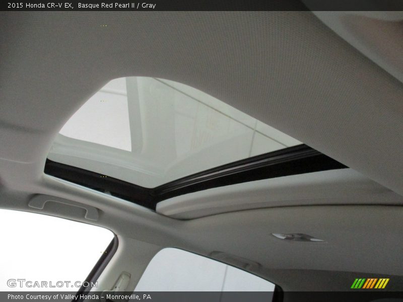 Basque Red Pearl II / Gray 2015 Honda CR-V EX