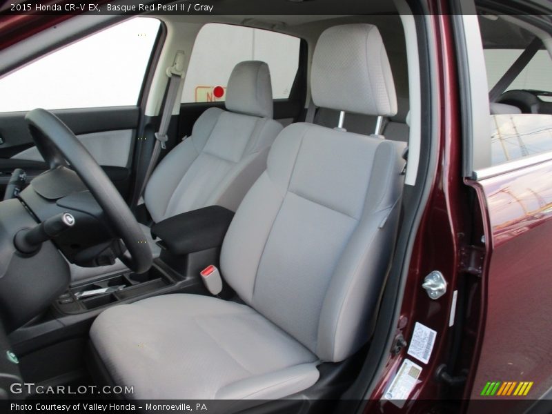 Basque Red Pearl II / Gray 2015 Honda CR-V EX