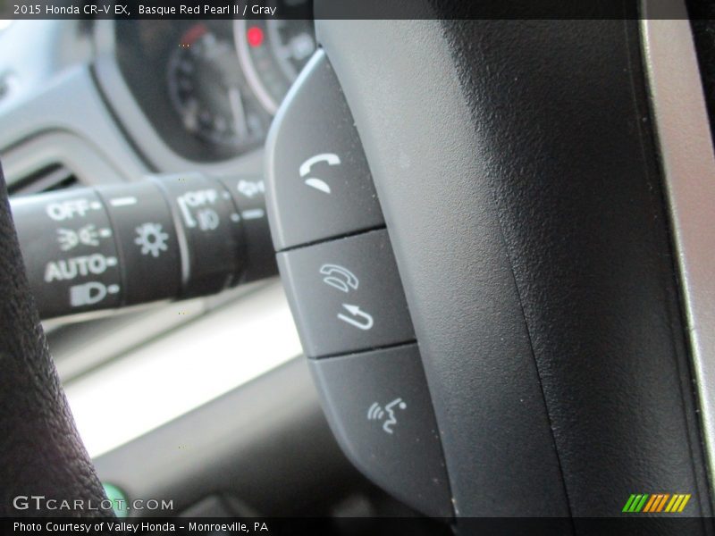 Basque Red Pearl II / Gray 2015 Honda CR-V EX