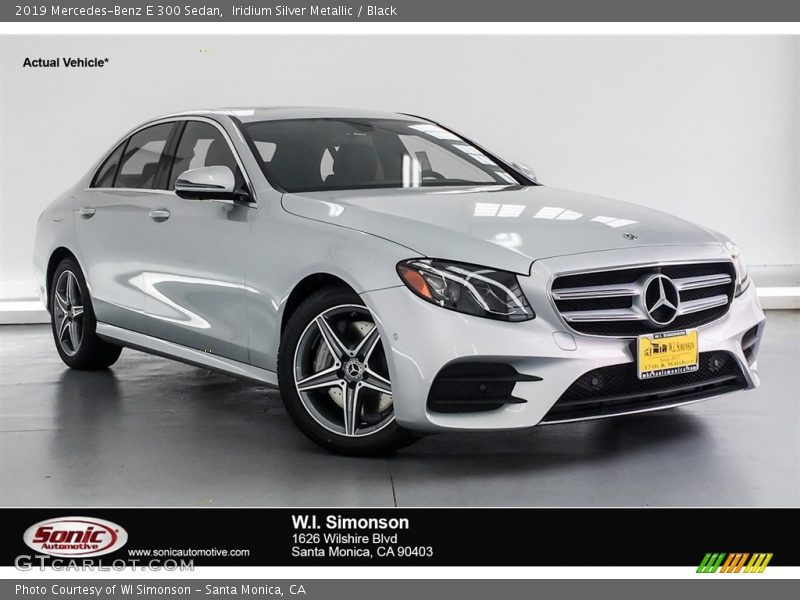 Iridium Silver Metallic / Black 2019 Mercedes-Benz E 300 Sedan