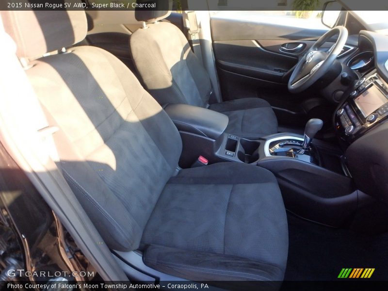 Super Black / Charcoal 2015 Nissan Rogue SV AWD