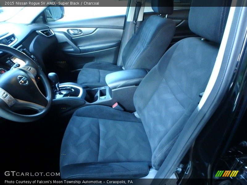 Super Black / Charcoal 2015 Nissan Rogue SV AWD