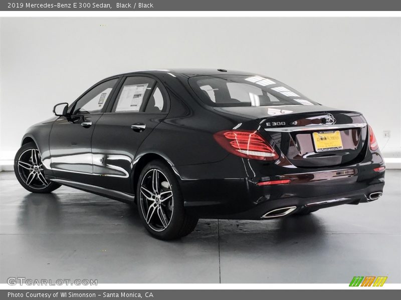 Black / Black 2019 Mercedes-Benz E 300 Sedan