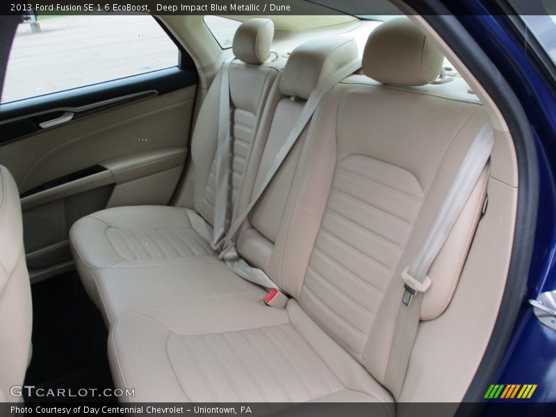 Deep Impact Blue Metallic / Dune 2013 Ford Fusion SE 1.6 EcoBoost