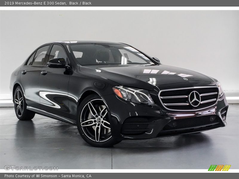 Black / Black 2019 Mercedes-Benz E 300 Sedan