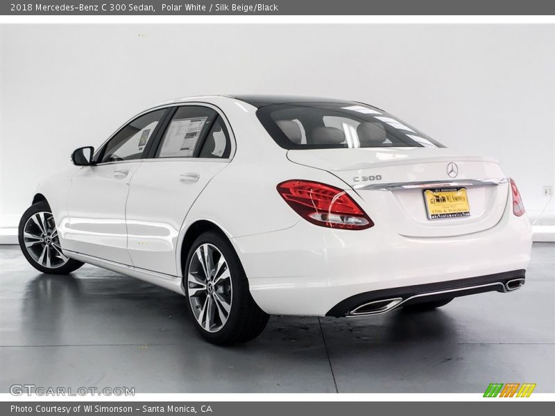 Polar White / Silk Beige/Black 2018 Mercedes-Benz C 300 Sedan