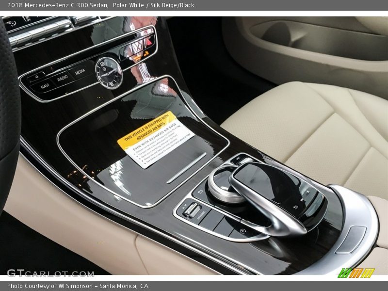 Polar White / Silk Beige/Black 2018 Mercedes-Benz C 300 Sedan
