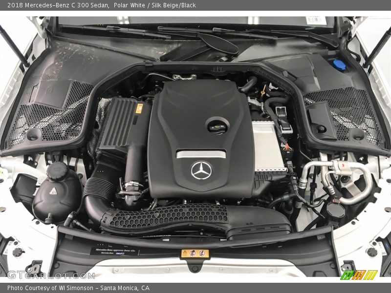Polar White / Silk Beige/Black 2018 Mercedes-Benz C 300 Sedan