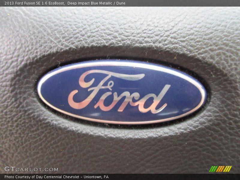 Deep Impact Blue Metallic / Dune 2013 Ford Fusion SE 1.6 EcoBoost
