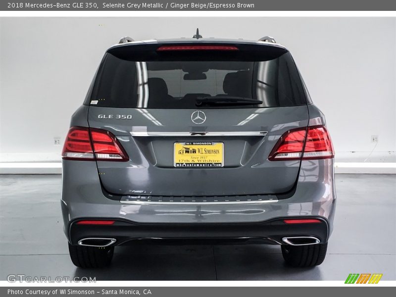 Selenite Grey Metallic / Ginger Beige/Espresso Brown 2018 Mercedes-Benz GLE 350