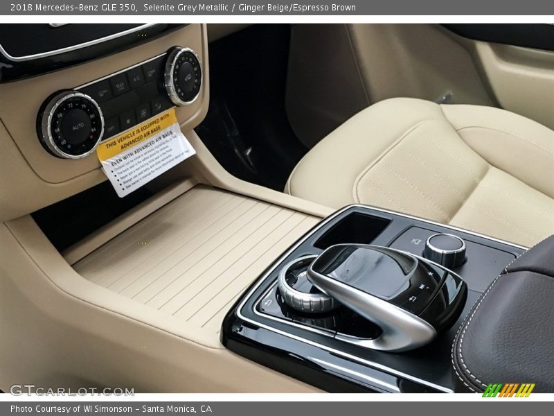Selenite Grey Metallic / Ginger Beige/Espresso Brown 2018 Mercedes-Benz GLE 350
