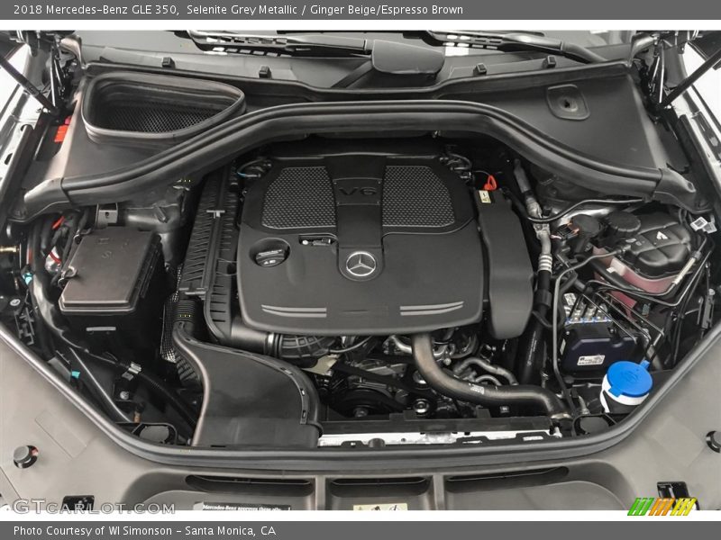 Selenite Grey Metallic / Ginger Beige/Espresso Brown 2018 Mercedes-Benz GLE 350