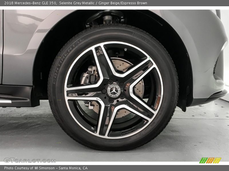 Selenite Grey Metallic / Ginger Beige/Espresso Brown 2018 Mercedes-Benz GLE 350