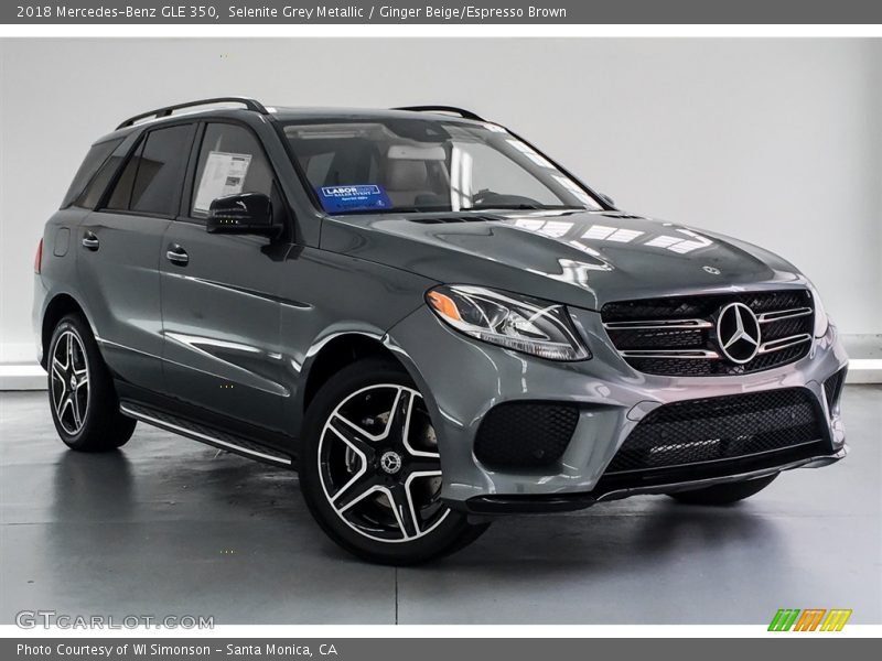 Selenite Grey Metallic / Ginger Beige/Espresso Brown 2018 Mercedes-Benz GLE 350