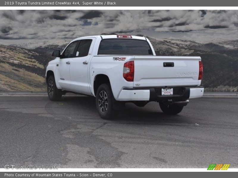 Super White / Black 2019 Toyota Tundra Limited CrewMax 4x4