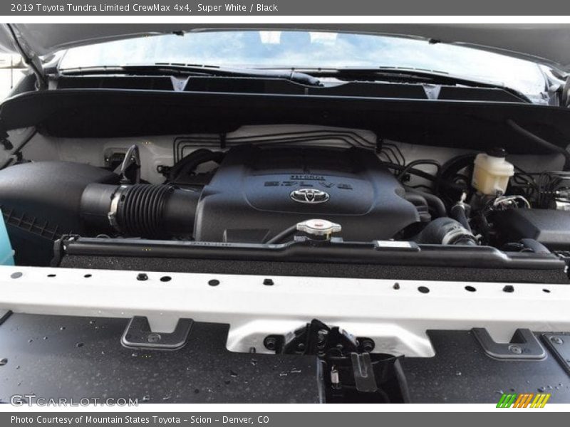 Super White / Black 2019 Toyota Tundra Limited CrewMax 4x4