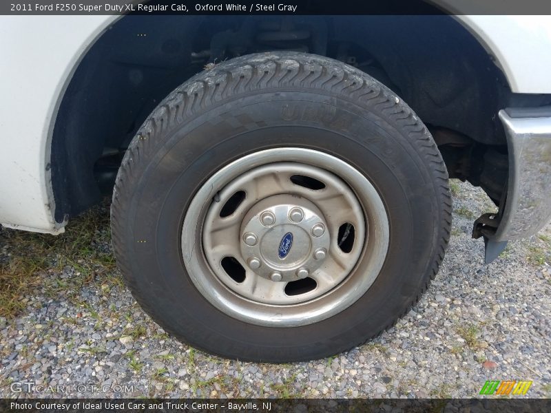 Oxford White / Steel Gray 2011 Ford F250 Super Duty XL Regular Cab