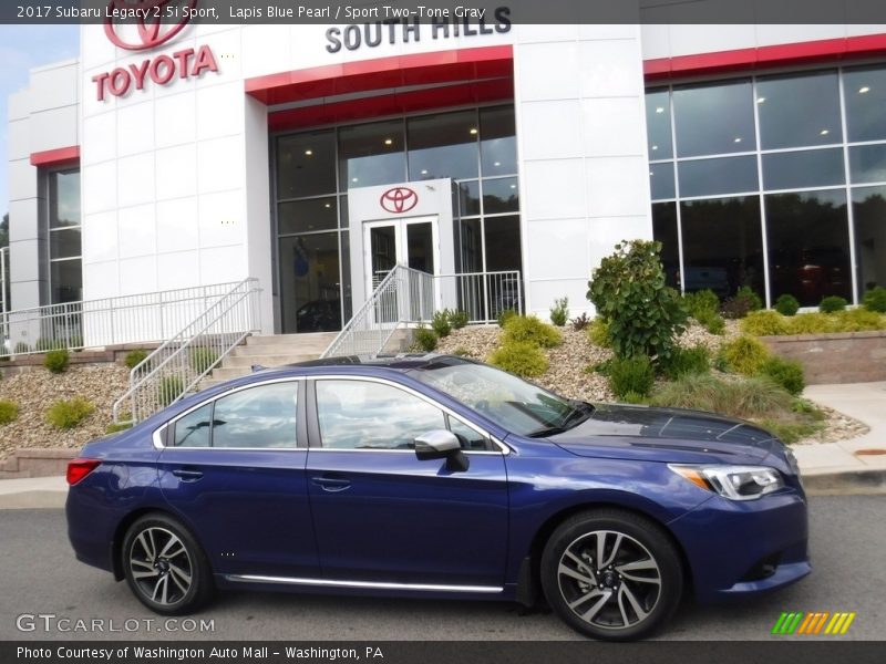 Lapis Blue Pearl / Sport Two-Tone Gray 2017 Subaru Legacy 2.5i Sport