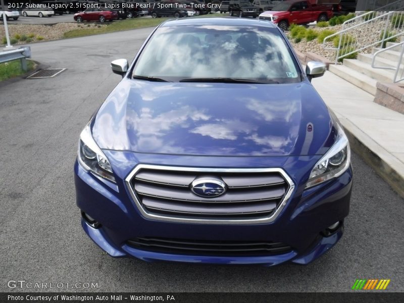 Lapis Blue Pearl / Sport Two-Tone Gray 2017 Subaru Legacy 2.5i Sport