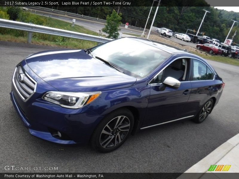 Lapis Blue Pearl / Sport Two-Tone Gray 2017 Subaru Legacy 2.5i Sport