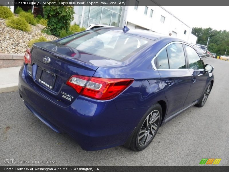 Lapis Blue Pearl / Sport Two-Tone Gray 2017 Subaru Legacy 2.5i Sport