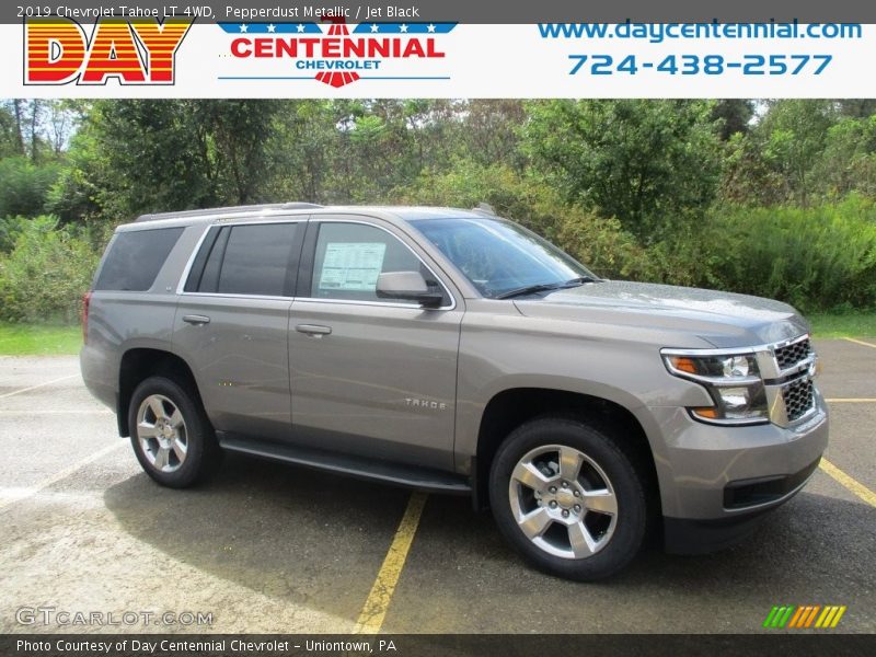 Pepperdust Metallic / Jet Black 2019 Chevrolet Tahoe LT 4WD
