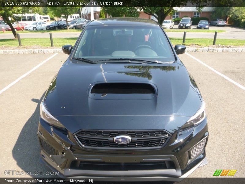 Crystal Black Silica / Carbon Black 2018 Subaru WRX STI Type RA